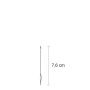 Agulha Flexivel Speedle Needle  76mm para Micanga 150 - 110