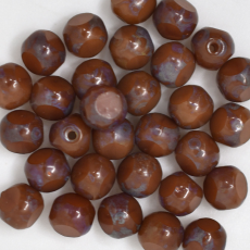 Cristal Tridler Preciosa® Ornela Marrom Azul (1282) 6mm