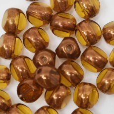 Cristal Tridler Preciosa® Ornela Topaz Dourado (10060) 6mm