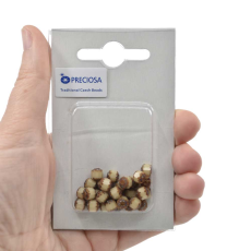 Cristal Adler Preciosa® Ornela Bege Marrom Mesclado (1380) 6mm