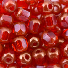 Cristal Edla Preciosa® Ornela Vermelho Dourado (9026) 4mm