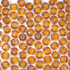 Cristal Edla Preciosa® Ornela Topaz Dourado (10080) 5mm