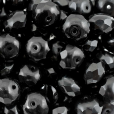 Disco Facetado Briolette Preciosa® Ornela art. 35 Preto (23980) 7mm