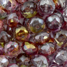 Disco Facetado Briolette Preciosa® Ornela art. 35 Marrom Lustroso (91001) 9mm