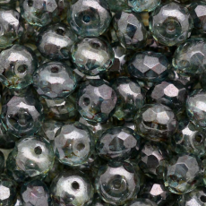 Disco Facetado Briolette Preciosa® Ornela art. 35 Verde (0631) 9mm