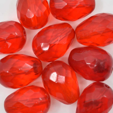 Cristal Gota Preciosa® Ornela Vermelho (90080) 16x12mm