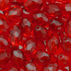 Cristal Oval Preciosa® Ornela art. 29 Vermelho (90080) 6x4mm