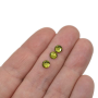 Strass Chaton Viva 12 Preciosa art. 438 11 612 NO HF Olivine SS20  4,6mm