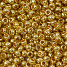 Miçanga Preciosa® Ornela Amarelo Metálico (18383) 9/0 aprox. 2,6mm