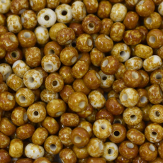 Miçanga Preciosa® Ornela Bege Mesclado (66209) 2/0 aprox. 6,1mm