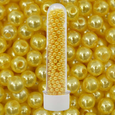 Perola de Plastico ABS Supreme Amarelo 5mm