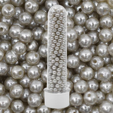 Perola de Plastico ABS Supreme Prata 5mm