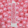 Perola de Plastico ABS LDI Cristais Rosa 6mm