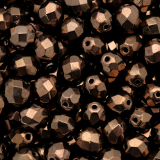 Cristal Preciosa® Ornela Bronze Transparente Metálico (23415) 6mm