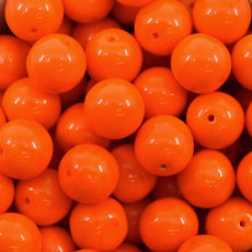 Conta de Porcelana Preciosa® Ornela Laranja Fosco (93140) 10mm