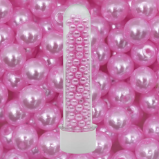 Perola de Plastico ABS LDI Cristais Rosa 6mm