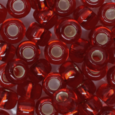 Miçanga Preciosa® Ornela Vermelho Transparente (97070) 2/0 aprox. 6,1mm