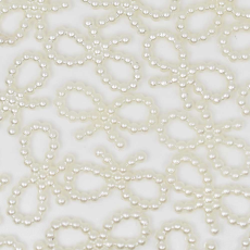 Aplique de Pérola de Plástico ABS para costura Laço Supreme Creme