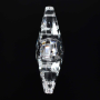 Estrela do Mar de Cristal Lapidado Pingente Swarovski art. 6721 Cristal 001 16mm