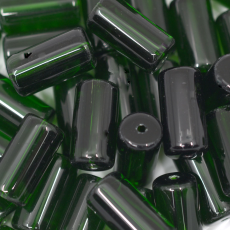 Conta de Vidro Supreme Firma Verde (50150) Transparente 20x10mm