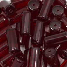 Conta de Vidro Supreme Firma Vermelho (90120) Transparente 20x10mm