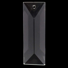 Retangulo Pingente K9 LDI Cristais art. 8501 Cristal 63x22mm