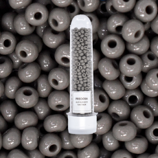 Miçanga Preciosa® Ornela Cinza (43020) 6/0 aprox. 4,1mm