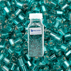 Vidrilho Preciosa® Ornela Azul Brunei Transparente (67210) 2x9/0=2,6mm
