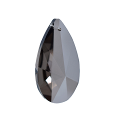 Amendoa Pingente K9 LDI Cristais art. 06 Black Diamond Satin 50x29mm