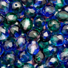 Cristal Preciosa® Ornela Verde Safira Ametista Transparente Mesclado (2685) 8mm