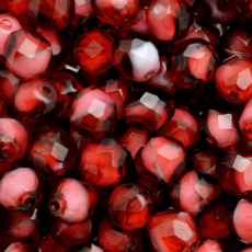 Cristal Preciosa® Ornela Fuchsia Branco Transparente Mesclado (06708) 8mm