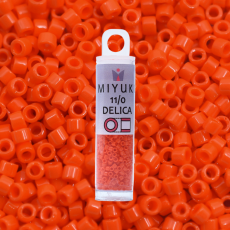Micanga Delica Miyuki Opaque Orange Fosca DB722 110  1,6mm