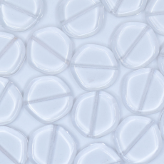 Conta de Vidro Preciosa® Ornela Hexa Redonda Pastilha Cristal Transparente (00030) 19mm