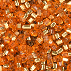 Vidrilho Triangular Preciosa® Ornela Nude Salmão Solgel Dyed Transparente (08289) 3,5mm