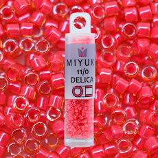Micanga Delica Miyuki Poppy Red Luminous DB2051 110  1,6mm