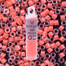 Micanga Delica Miyuki Flamingo Neon Lined DB2034 110  1,6mm