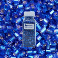 Vidrilho Preciosa® Ornela Azul Transparente (37050) 2x9/0=2,6mm