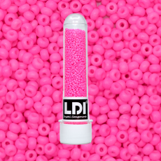 Miçanga Color by LDI Cristais® Rosa Pink Neon (00034L) 9/0 aprox. 2,6mm