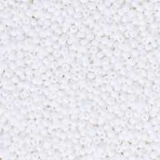 Miçanga Preciosa® Ornela Branco Fosco (03050) 15/0 aprox. 1,5mm