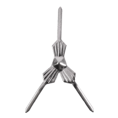 Clips Gravata para montar Lustre LDI Cristais® art. 5004 Níquel 29x17mm