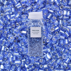 Vidrilho Preciosa® Ornela Azul Transparente (37030) 2x9/0=2,6mm