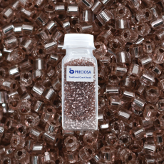 Vidrilho Preciosa® Ornela Rose Gold Solgel Dyed Transparente (78194) 2x9/0=2,6mm