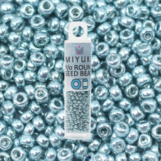 Micanga Miyuki Redonda Blue Gray Metalica 11-91059D 110  2,0mm