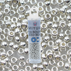 Micanga Miyuki Redonda Silver Metalica 11-91051 110  2,0mm