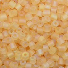 Vidrilho Preciosa® Ornela Topaz Transparente T Aurora Boreal Mate (11020) 2x9/0=2,6mm