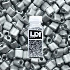 Vidrilho Triangular Color by LDI Cristais® Prata Fosco (01700L) 2,5mm