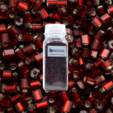 Vidrilho Preciosa® Ornela Vermelho Transparente (97070) 2x9/0=2,6mm