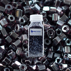 Vidrilho Preciosa® Ornela Lilás Transparente T Lustroso (26080) 2x9/0=2,6mm