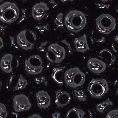Miçanga Preciosa® Ornela Preto (23980) 2/0 aprox. 6,1mm