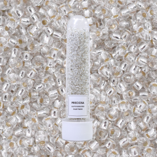 Miçanga Preciosa® Ornela Prata Transparente (78102) 10/0 aprox. 2,3mm